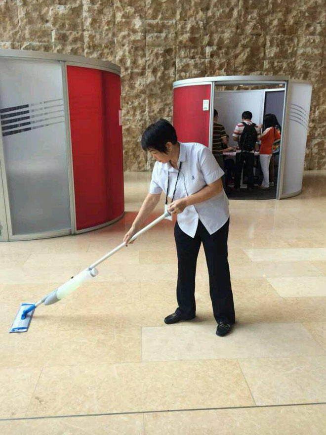 施達(dá)噴灑平拖系統(tǒng)被應(yīng)用在匯豐銀行廣州總部(廣州太沽匯)