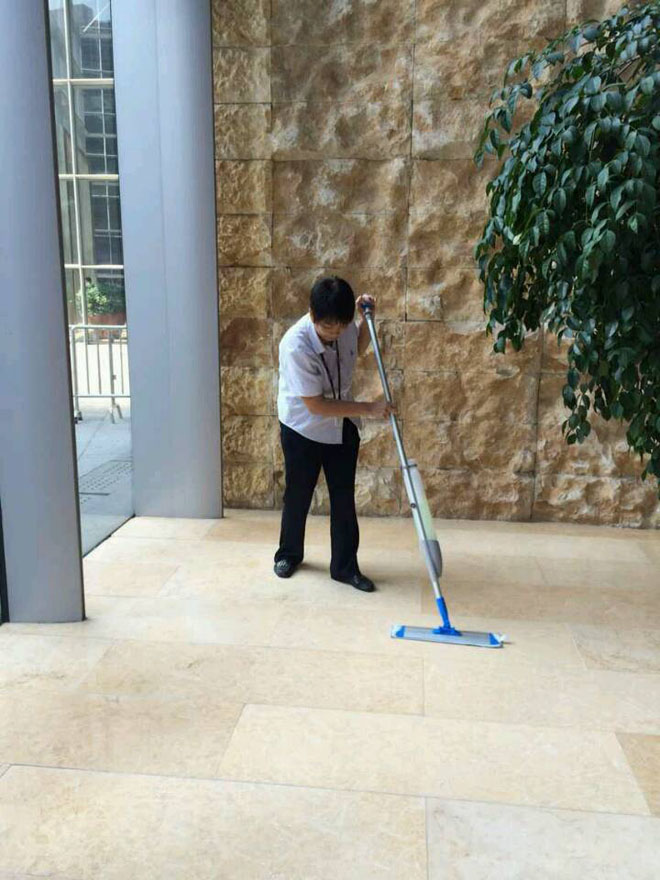 施達(dá)噴灑平拖系統(tǒng)被應(yīng)用在匯豐銀行廣州總部(廣州太沽匯)