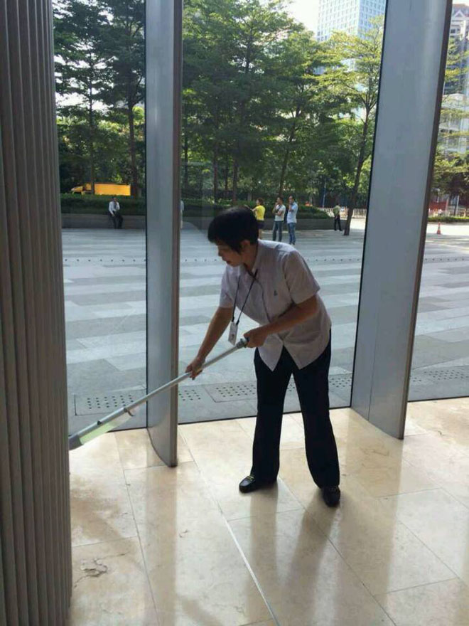 施達(dá)噴灑平拖系統(tǒng)被應(yīng)用在匯豐銀行廣州總部(廣州太沽匯)